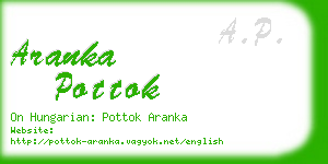 aranka pottok business card